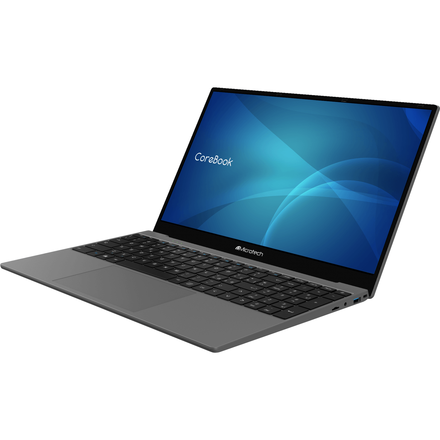Laptop Microtech CoreBook CB15SH3A/8256W2E cu procesor AMD Ryzen&trade; 3 3200U fotografia produsului View 3 L