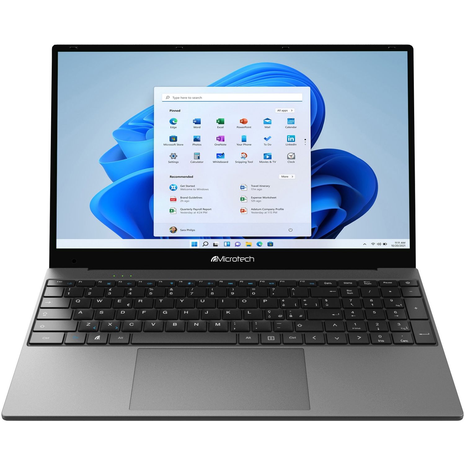 Laptop Microtech CoreBook CB15SH3A/8256W2E cu procesor AMD Ryzen&trade; 3 3200U fotografia produsului View 4 L