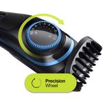 Aparat de tuns barba Braun Beard Trimmer BT5240 Wet&Dry, AutoSense, buton rotativ de precizie, 2 piepteni, Aparat - 4210201283485 Aparat de tuns barba si parul Braun BT5240, Autonomie 100 min (Negru) fotografia produsului View 5 S