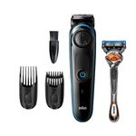 Aparat de tuns barba Braun Beard Trimmer BT5240 Wet&Dry, AutoSense, buton rotativ de precizie, 2 piepteni, Aparat - 4210201283485 Aparat de tuns barba si parul Braun BT5240, Autonomie 100 min (Negru) fotografia produsului View 8 S