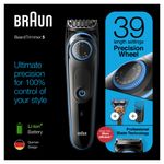 Aparat de tuns barba Braun Beard Trimmer BT5240 Wet&Dry, AutoSense, buton rotativ de precizie, 2 piepteni, Aparat - 4210201283485 Aparat de tuns barba si parul Braun BT5240, Autonomie 100 min (Negru) fotografia produsului View 9 S