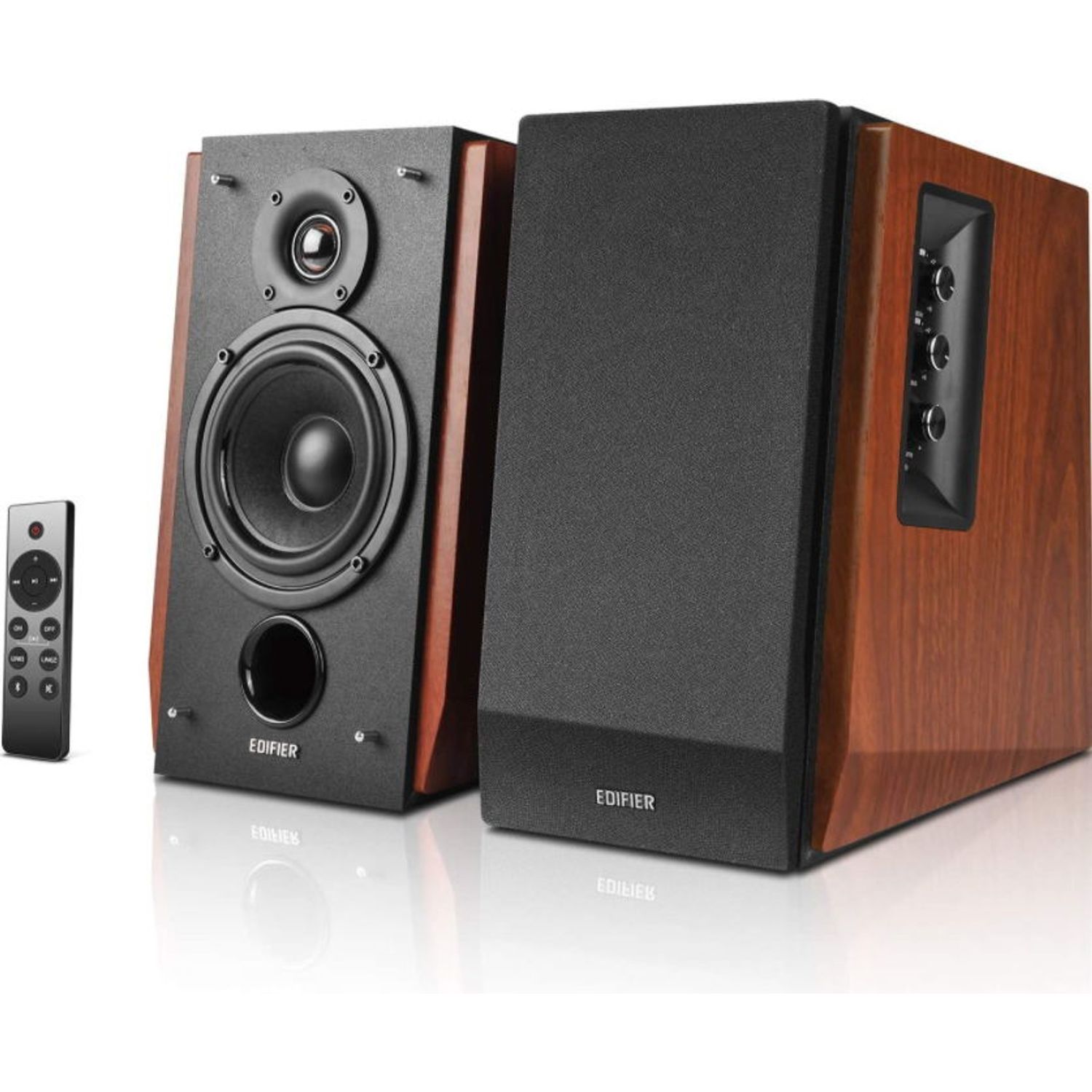 Boxe Edifier 2.0, 66W, bluetooth, brown Boxe Edifier R1700BTS-BR, 2.0, 66 W, Bluetooth, Telecomanda (Negru/Maro) fotografia produsului