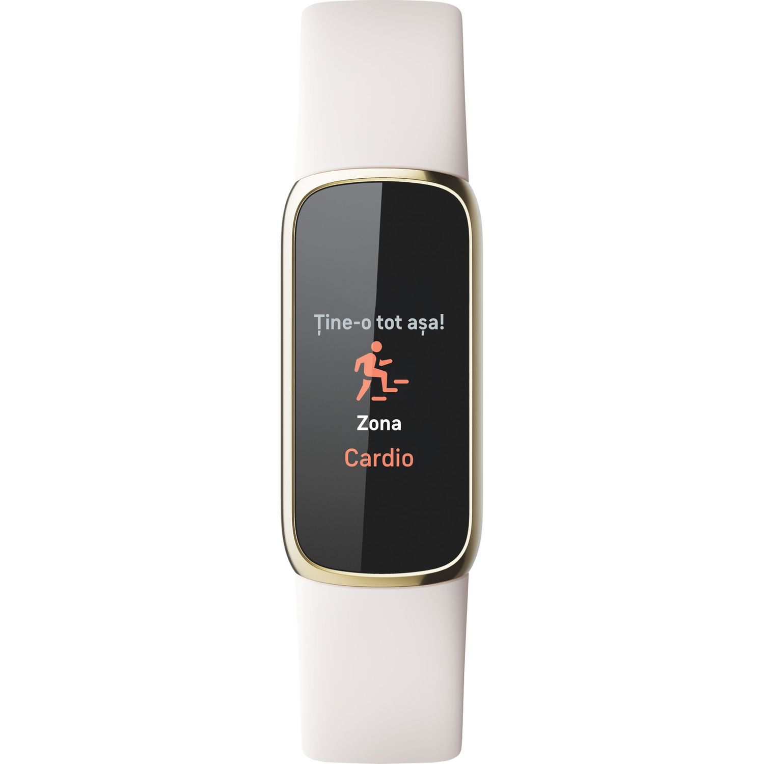 Bratara fitness Fitbit Luxe,Gold/White fotografia produsului View 3 L