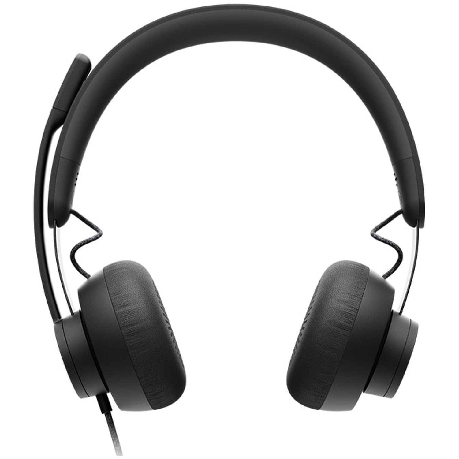 Casti Logitech Zone Wired, microfon cu noise-cancelling, certificate Microsoft Teams, USB Casti Logitech Zone, USB Typ-C, Microfon (Negru) fotografia produsului View 5 L
