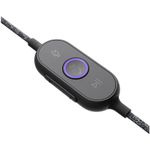 Casti Logitech Zone Wired, microfon cu noise-cancelling, certificate Microsoft Teams, USB Casti Logitech Zone, USB Typ-C, Microfon (Negru) fotografia produsului View 6 S
