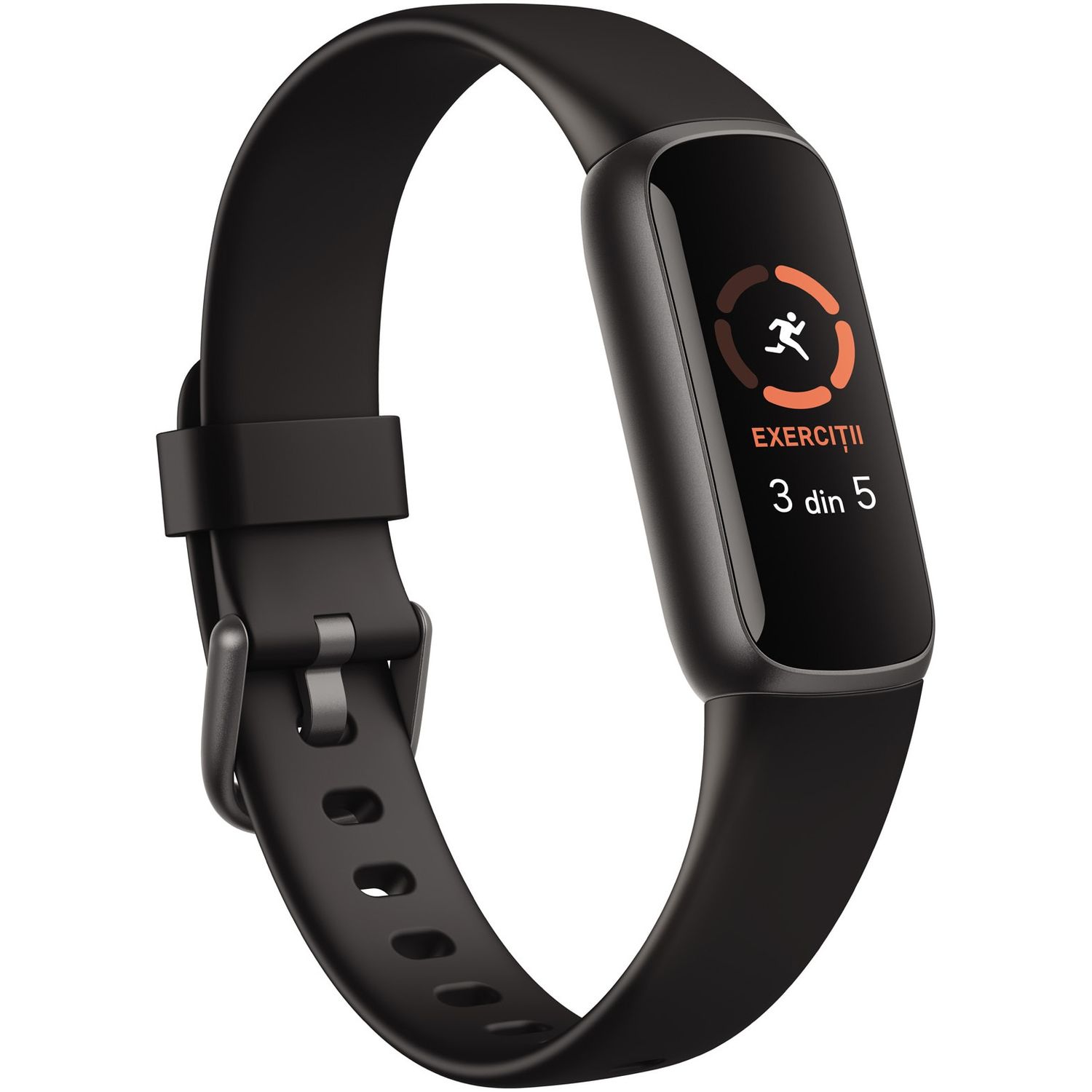 Bratara fitness Fitbit Luxe, Black fotografia produsului View 2 L