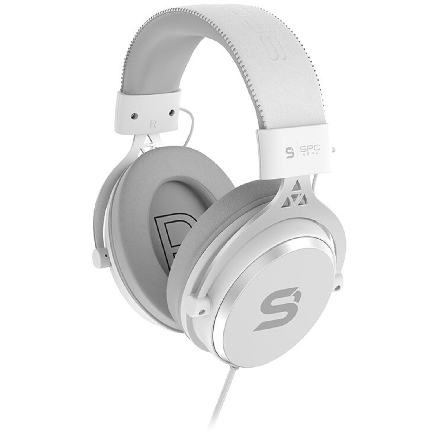 Casti Gaming SPC Gear VIRO Plus Onyx, 7.1 surround , USB, Alb fotografia produsului