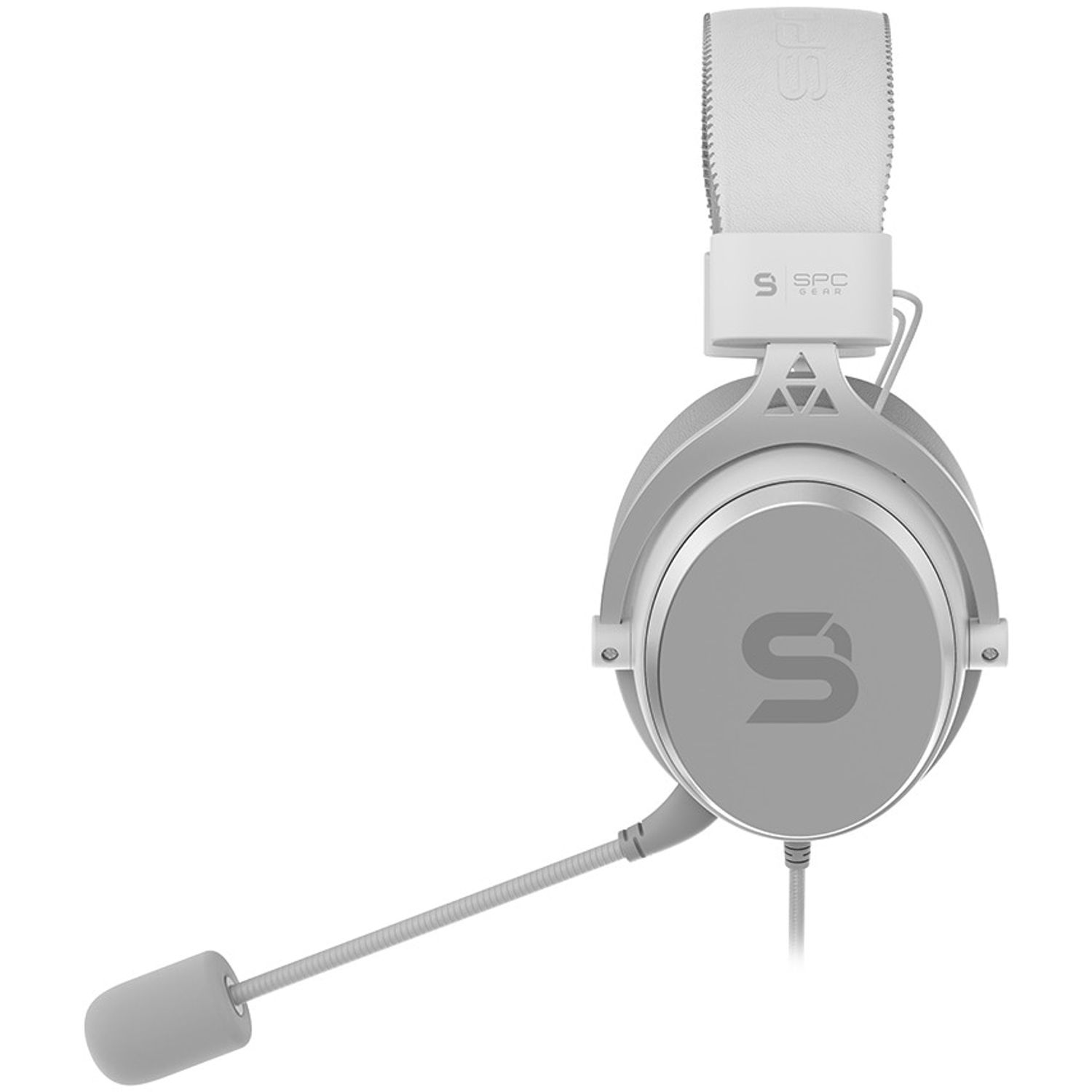 Casti Gaming SPC Gear VIRO Plus Onyx, 7.1 surround , USB, Alb fotografia produsului View 3 L