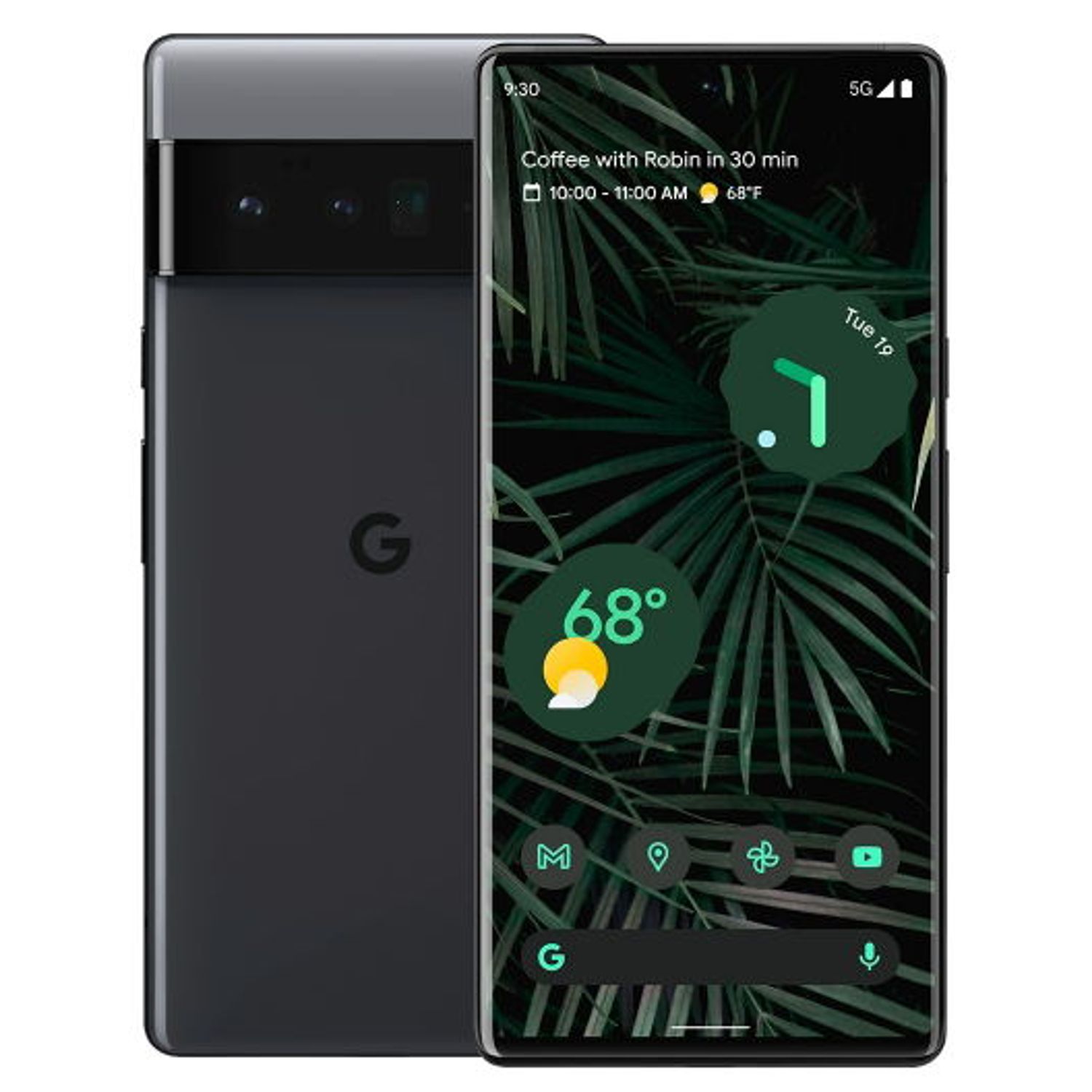 Telefon Mobil Google Pixel 6 Pro, Procesor Google Tensor Octa-Core, LTPO AMOLED Capacitive Touchscreen 6.71", 120Hz - 810029931632 fotografia produsului View 3 L