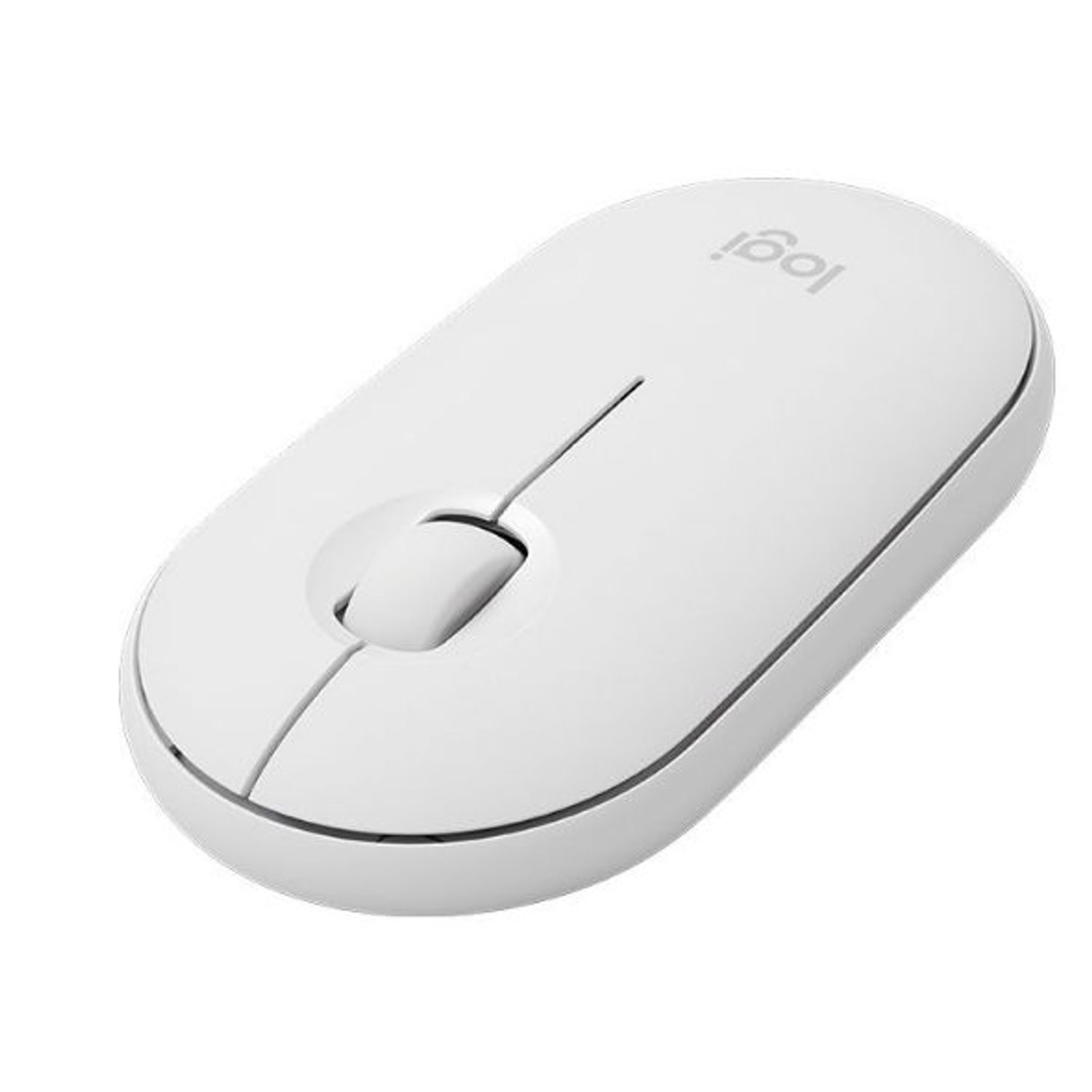 Mouse wireless Logitech Pebble M350, Alb Mouse Wireless Logitech Pebble M350, 1000 DPI, Bluetooth/USB (Alb) fotografia produsului View 3 L