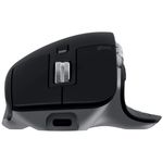 Mouse Wireless Logitech MX Master 3S Performance for Mac, 8000 dpi, Silent, BT, Graphite Mouse Wireless Logitech MX Master 3S for Mac, Bluetooth, 8000 dpi (Negru) fotografia produsului View 7 S