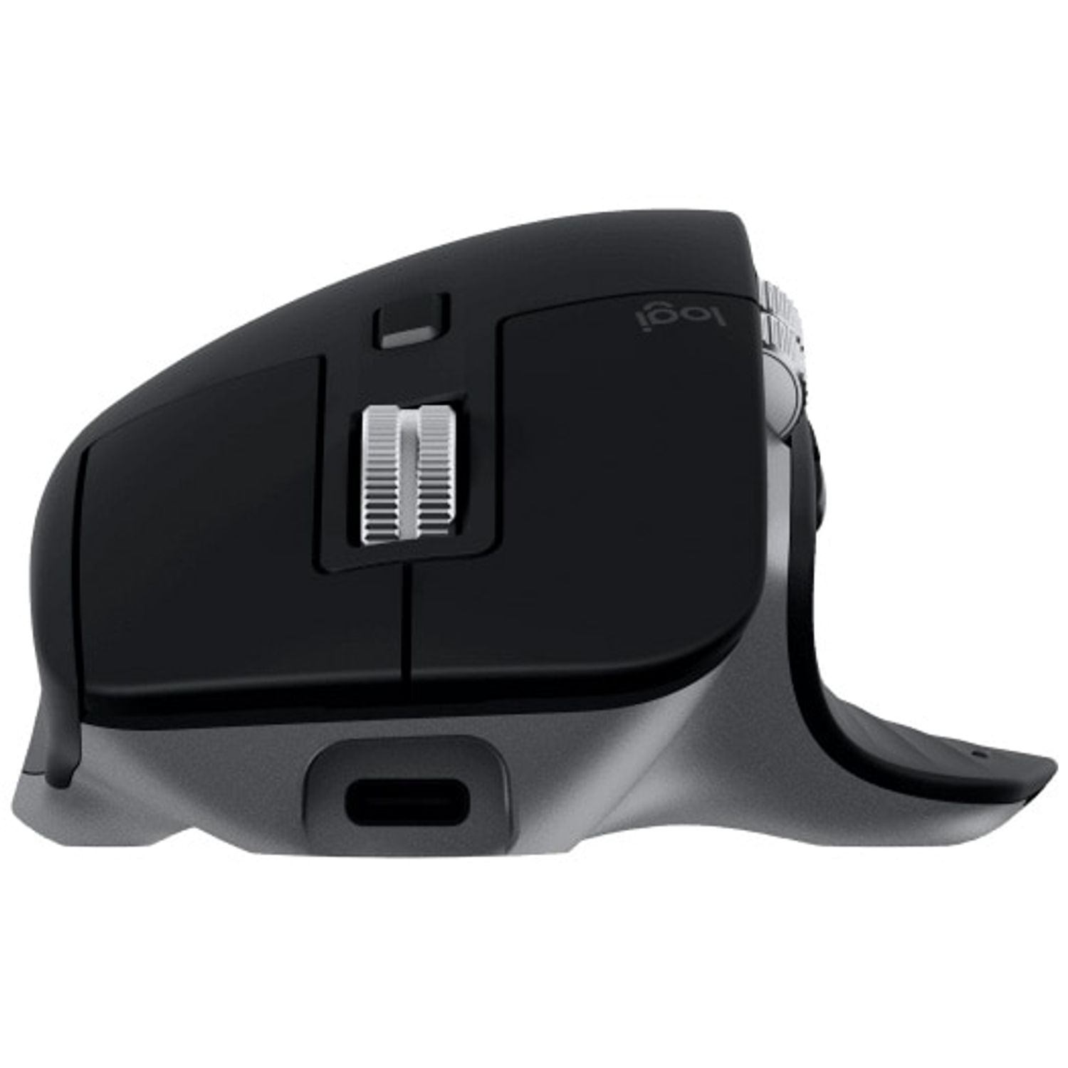 Mouse Wireless Logitech MX Master 3S Performance for Mac, 8000 dpi, Silent, BT, Graphite Mouse Wireless Logitech MX Master 3S for Mac, Bluetooth, 8000 dpi (Negru) fotografia produsului View 7 L
