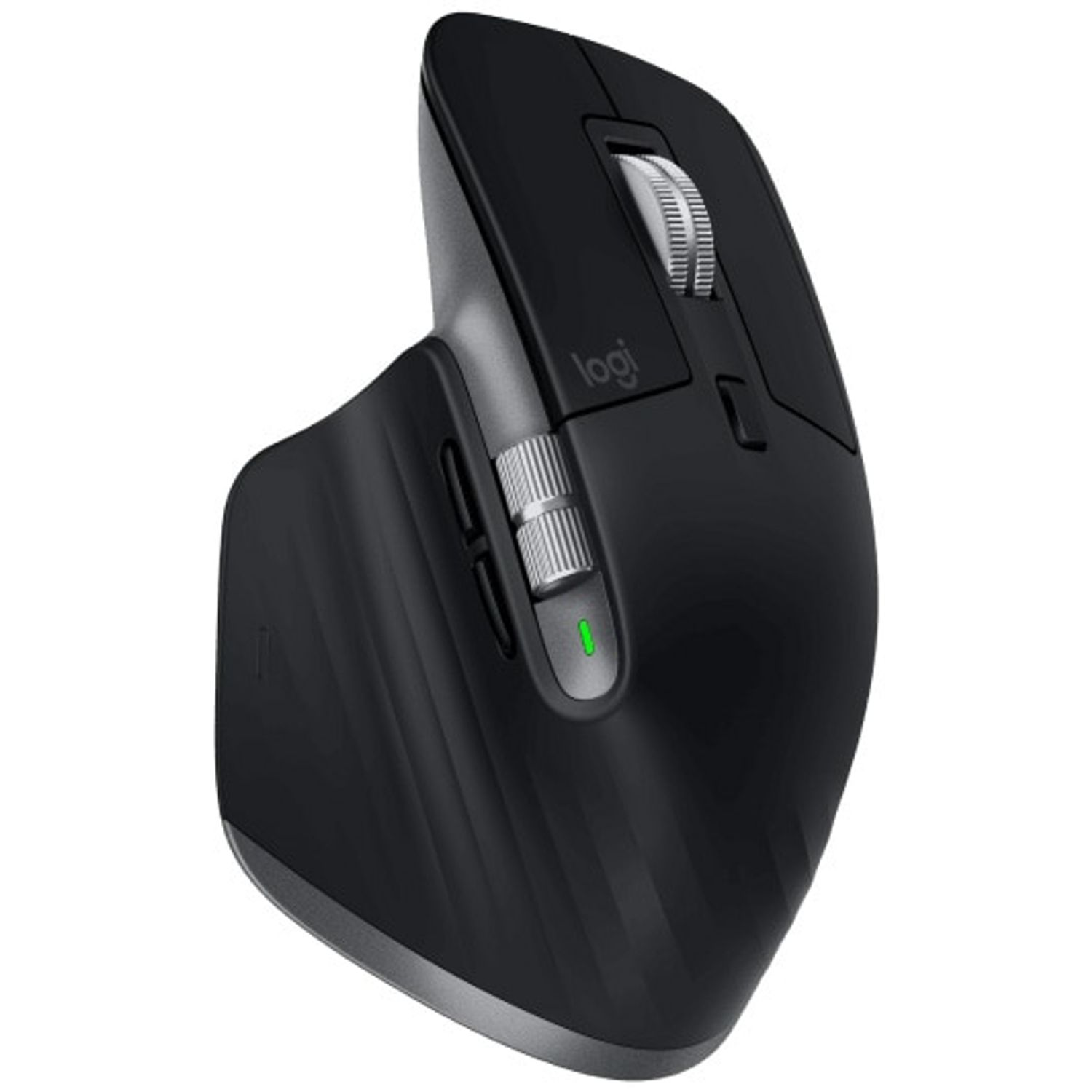 Mouse Wireless Logitech MX Master 3S Performance for Mac, 8000 dpi, Silent, BT, Graphite Mouse Wireless Logitech MX Master 3S for Mac, Bluetooth, 8000 dpi (Negru) fotografia produsului View 8 L