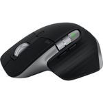 Mouse Wireless Logitech MX Master 3S Performance for Mac, 8000 dpi, Silent, BT, Graphite Mouse Wireless Logitech MX Master 3S for Mac, Bluetooth, 8000 dpi (Negru) fotografia produsului View 5 S