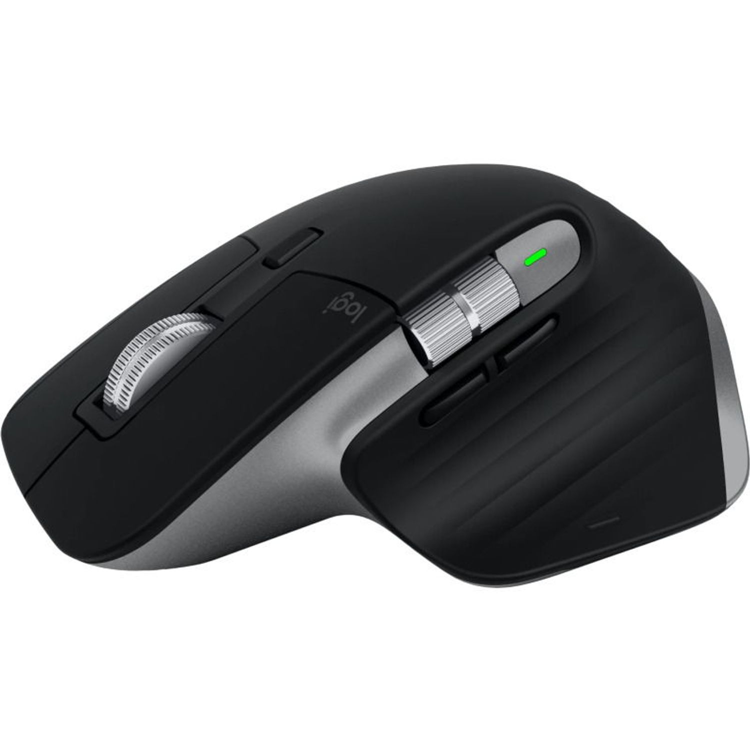 Mouse Wireless Logitech MX Master 3S Performance for Mac, 8000 dpi, Silent, BT, Graphite Mouse Wireless Logitech MX Master 3S for Mac, Bluetooth, 8000 dpi (Negru) fotografia produsului View 5 L