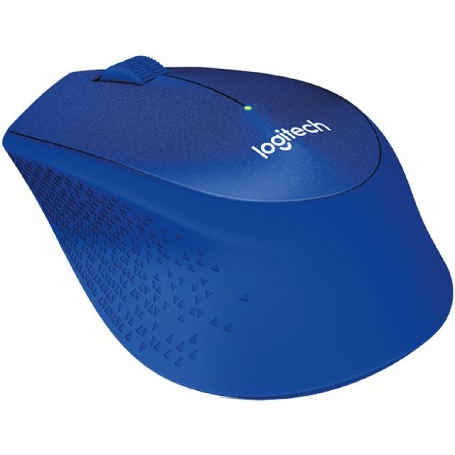 Mouse Logitech M330 Silent Plus, Wireless, Blue Mouse Logitech Optic Wireless M330 Silent Plus (Albastru) fotografia produsului View 3 L