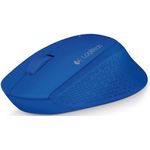 Mouse Wireless Logitech M280, USB, Albastru Mouse Wireless Logitech M280, 1000 DPI, USB (Albastru) fotografia produsului View 2 S