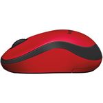 Mouse Logitech M220 Silent, Wireless, Red Mouse Optic Wireless Logitech  M220 Silent, USB, 1000 DPI (Rosu) fotografia produsului View 4 S