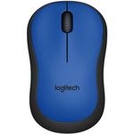 Mouse Logitech M220 Silent, Wireless, Blue Mouse Logitech Optic Wireless M220 Silent (Albastru) fotografia produsului