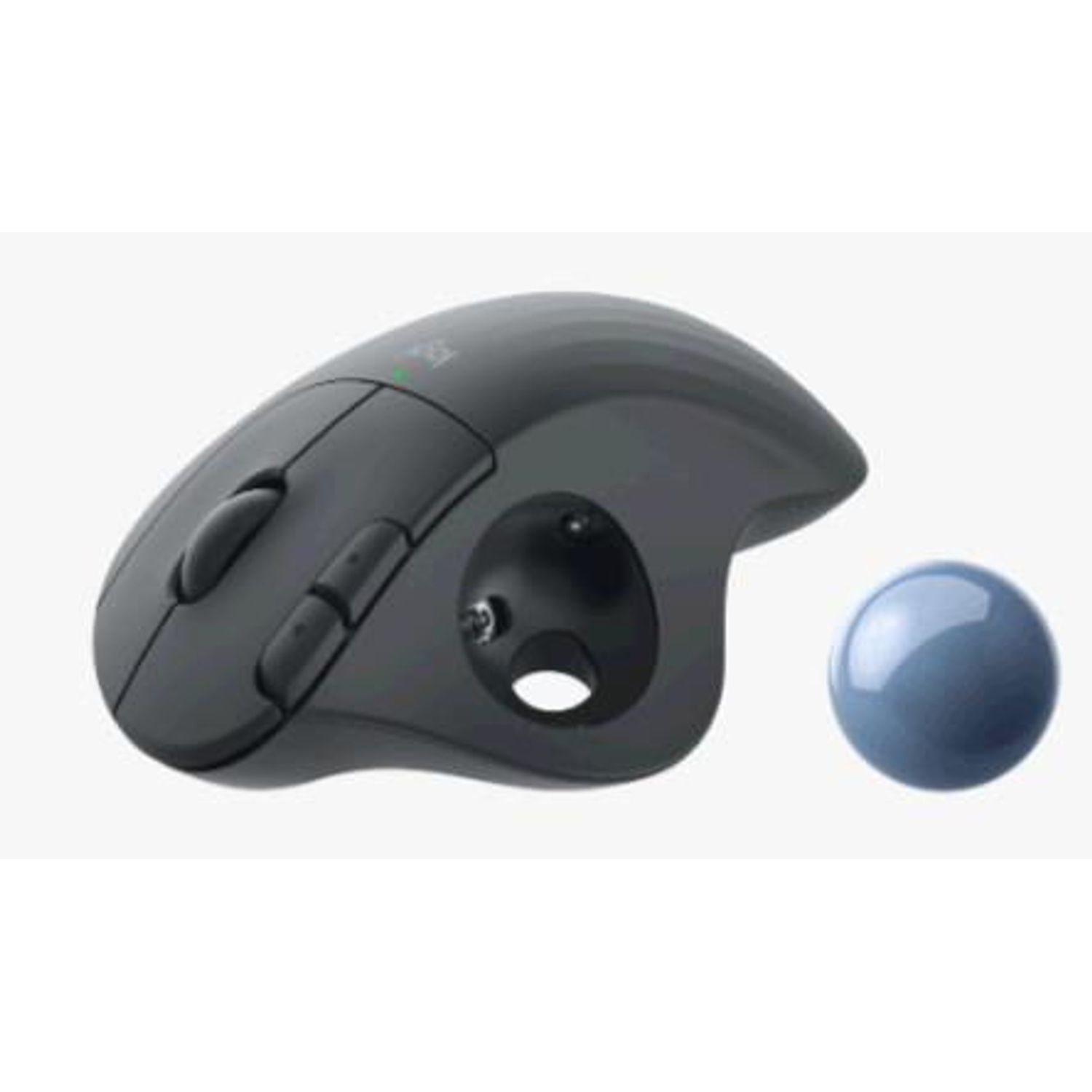 Mouse Wireless TrackballLogitech ERGO M575, Graphite Mouse Wireless Logitech ERGO M575  Trackball, Bluetooth/USB, 2000 DPI (Negru) fotografia produsului View 4 L