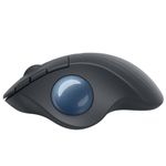Mouse Wireless TrackballLogitech ERGO M575, Graphite Mouse Wireless Logitech ERGO M575  Trackball, Bluetooth/USB, 2000 DPI (Negru) fotografia produsului View 2 S
