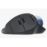 Mouse Wireless TrackballLogitech ERGO M575, Graphite Mouse Wireless Logitech ERGO M575  Trackball, Bluetooth/USB, 2000 DPI (Negru) fotografia produsului View 3 S