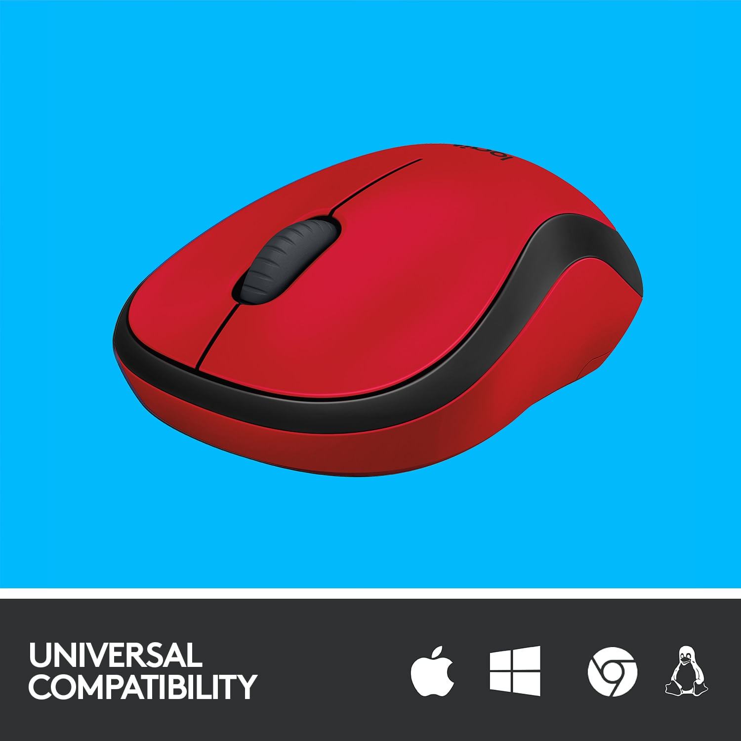 Mouse Logitech M220 Silent, Wireless, Red Mouse Optic Wireless Logitech  M220 Silent, USB, 1000 DPI (Rosu) fotografia produsului View 5 L