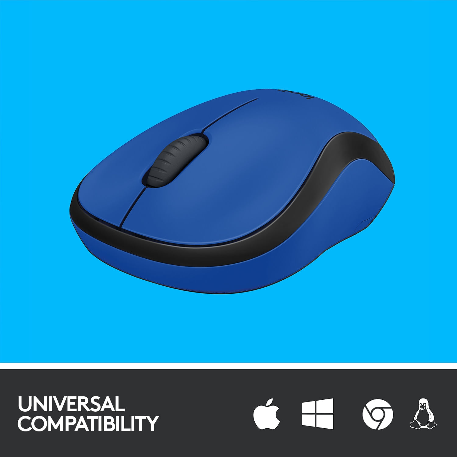 Mouse Logitech M220 Silent, Wireless, Blue Mouse Logitech Optic Wireless M220 Silent (Albastru) fotografia produsului View 5 L