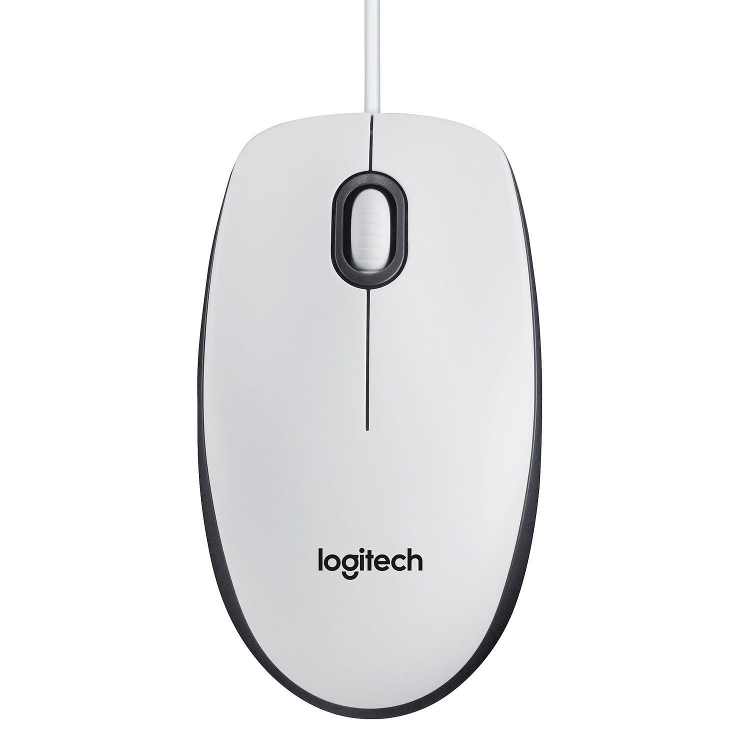 Mouse Logitech M100, Alb Mouse Optic Logitech M100 1000 DPI, USB (Alb) fotografia produsului View 4 L