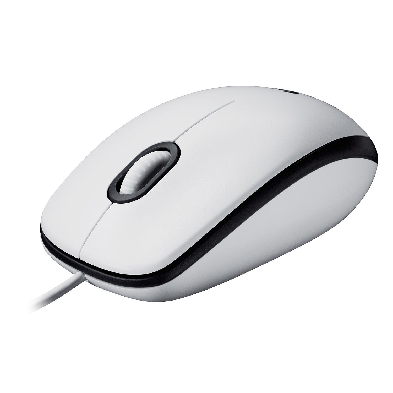 Mouse Logitech M100, Alb Mouse Optic Logitech M100 1000 DPI, USB (Alb) fotografia produsului View 2 L