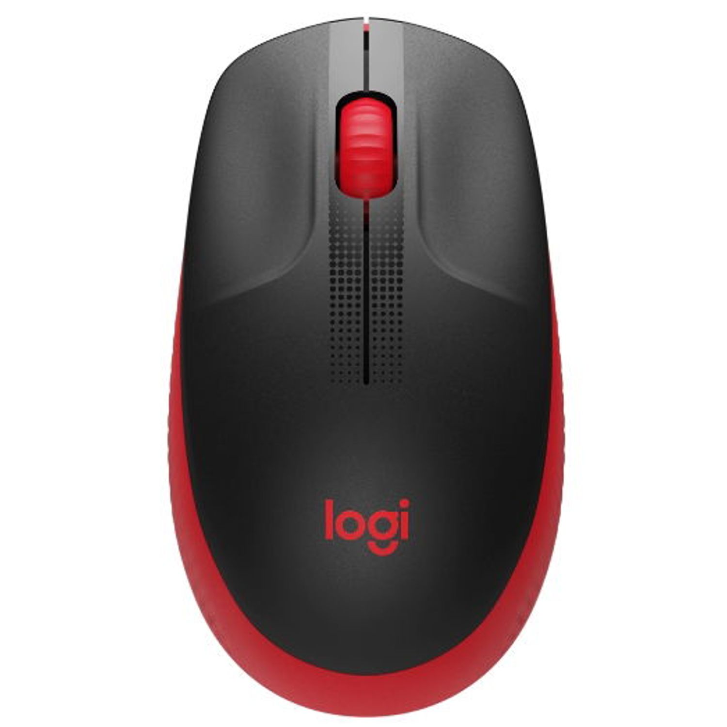 Mouse wireless Logitech M190, Rosu Mouse Wireles LOGITECH M190, USB, 1000 DPI (Negru/Rosu) fotografia produsului View 4 L