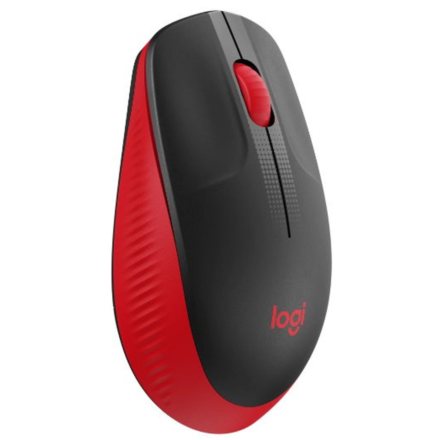 Mouse wireless Logitech M190, Rosu Mouse Wireles LOGITECH M190, USB, 1000 DPI (Negru/Rosu) fotografia produsului View 3 L