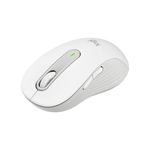 Mouse Logitech M650 L Silent, Bluetooth, Wireless, Bolt USB receiver, Alb Mouse Wireless Logitech Signature M650 L, Bluetooth/USB (Alb) fotografia produsului View 8 S