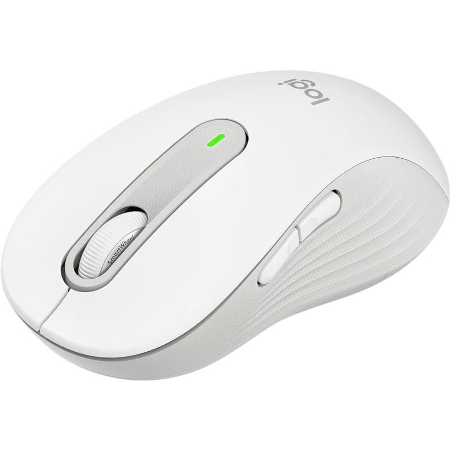 Mouse Logitech M650 L Silent, Bluetooth, Wireless, Bolt USB receiver, Alb Mouse Wireless Logitech Signature M650 L, Bluetooth/USB (Alb) fotografia produsului View 2 L