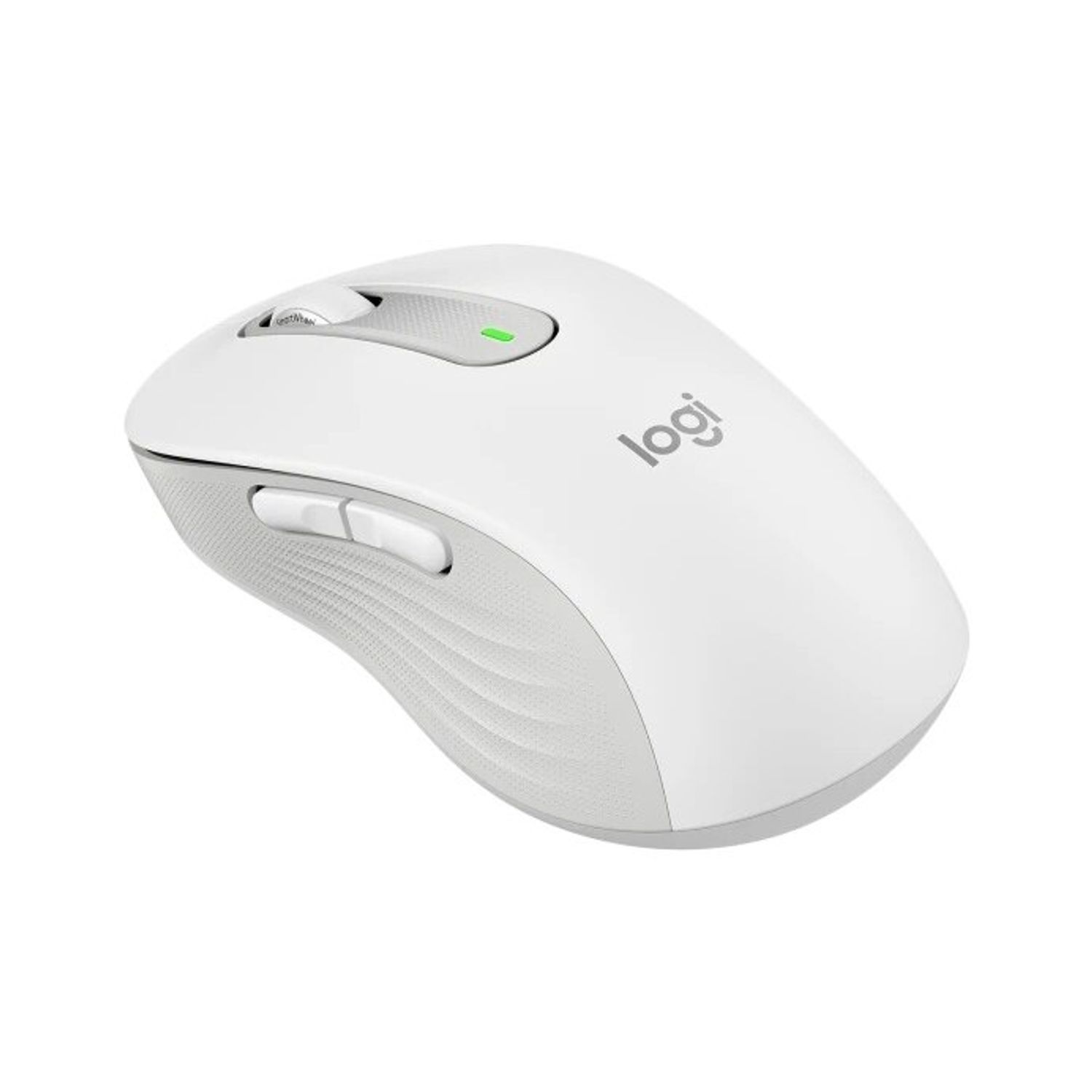 Mouse Logitech M650 L Silent, Bluetooth, Wireless, Bolt USB receiver, Alb Mouse Wireless Logitech Signature M650 L, Bluetooth/USB (Alb) fotografia produsului View 7 L