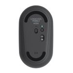 Mouse wireless Logitech Pebble M350, Grafit Mouse Wireless Logitech Pebble M350, 1000 DPI, Bluetooth/USB (Gri) fotografia produsului View 6 S