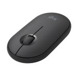 Mouse wireless Logitech Pebble M350, Grafit Mouse Wireless Logitech Pebble M350, 1000 DPI, Bluetooth/USB (Gri) fotografia produsului View 2 S