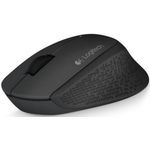Mouse Wireless Logitech M280, USB, Negru Mouse Wireless Logitech M280, 1000 DPI, USB (Negru) fotografia produsului View 2 S