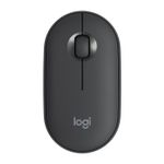 Mouse wireless Logitech Pebble M350, Grafit Mouse Wireless Logitech Pebble M350, 1000 DPI, Bluetooth/USB (Gri) fotografia produsului