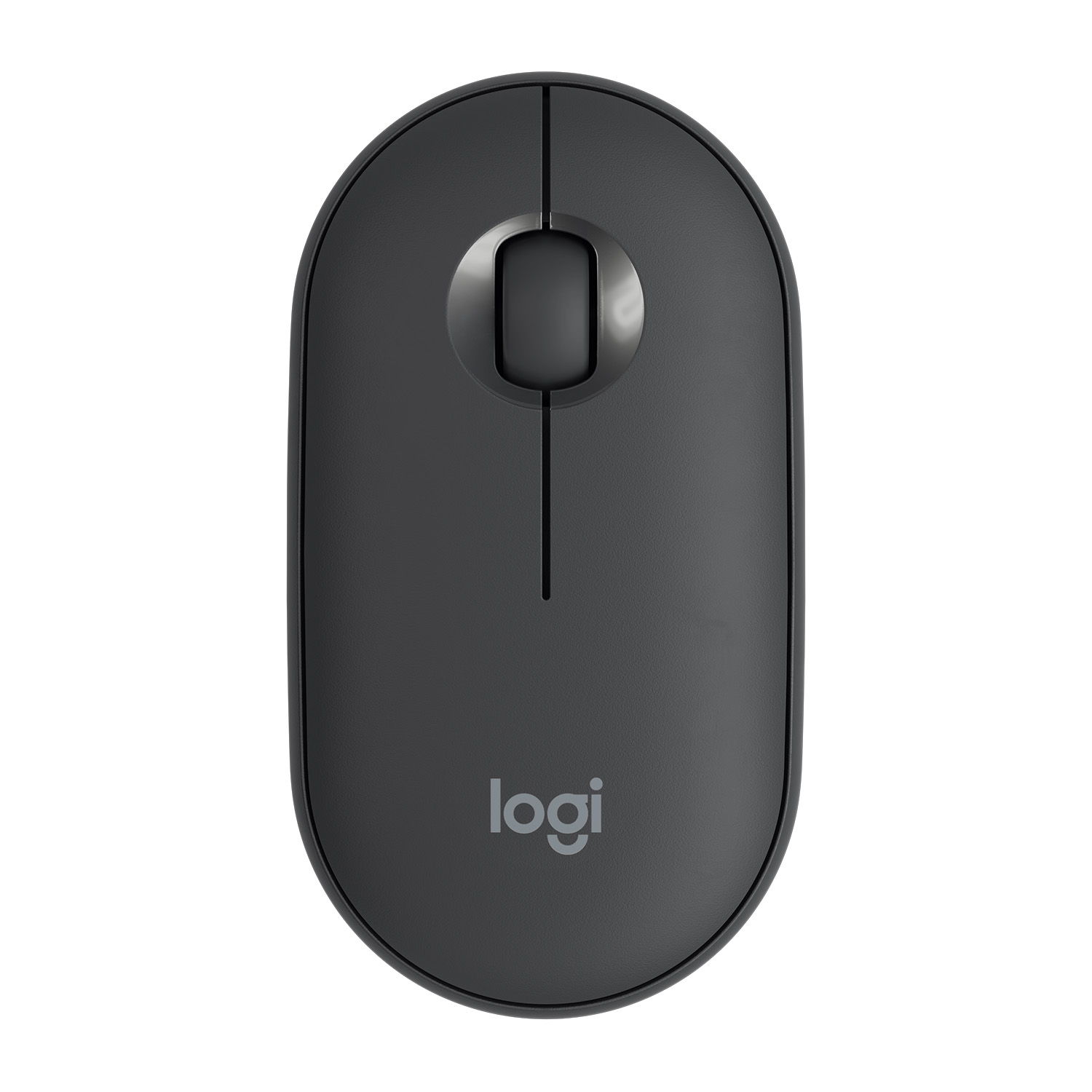 Mouse wireless Logitech Pebble M350, Grafit Mouse Wireless Logitech Pebble M350, 1000 DPI, Bluetooth/USB (Gri) fotografia produsului