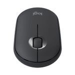 Mouse wireless Logitech Pebble M350, Grafit Mouse Wireless Logitech Pebble M350, 1000 DPI, Bluetooth/USB (Gri) fotografia produsului View 4 S