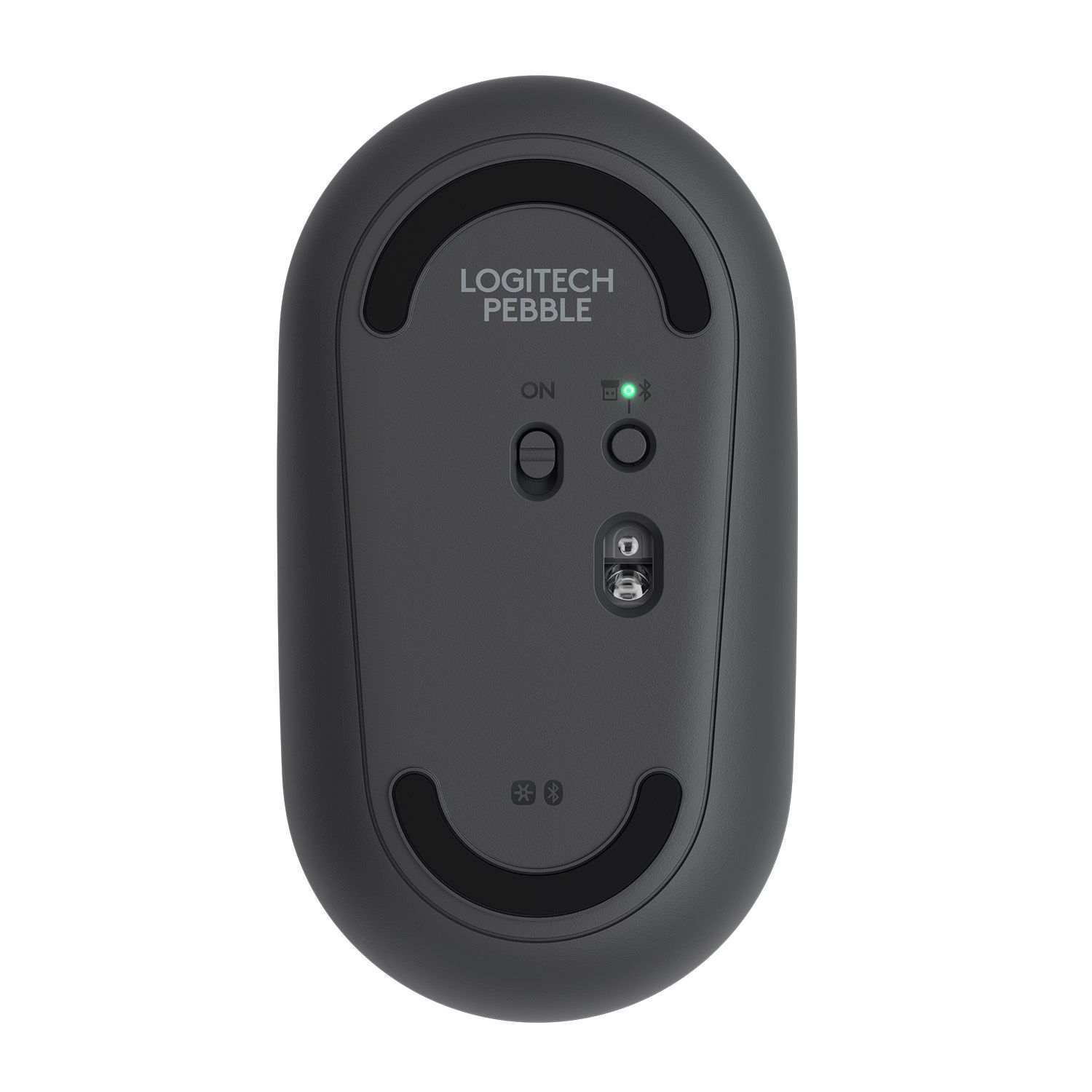 Mouse wireless Logitech Pebble M350, Grafit Mouse Wireless Logitech Pebble M350, 1000 DPI, Bluetooth/USB (Gri) fotografia produsului View 5 L