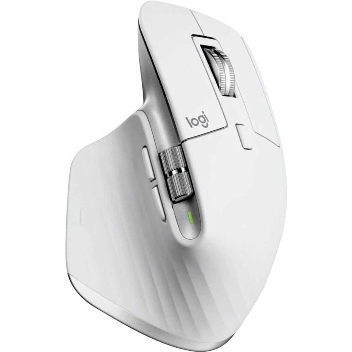 Mouse Wireless Logitech MX Master 3S Performance for Mac, 8000 dpi, Silent, BT, Grey Mouse Wireless Logitech MX Master 3S for Mac, Bluetooth, 8000 dpi (Gri) fotografia produsului View 3 L