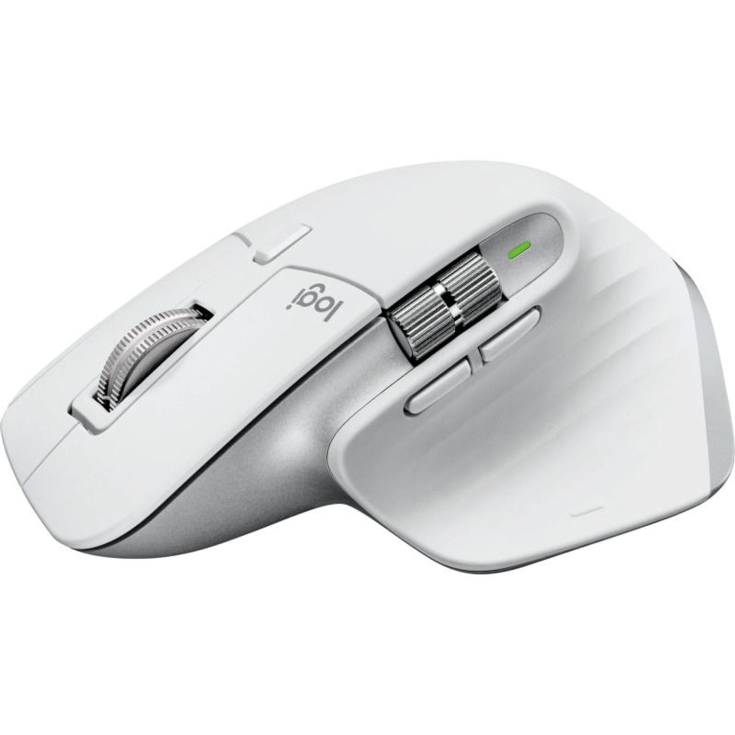 Mouse Wireless Logitech MX Master 3S Performance for Mac, 8000 dpi, Silent, BT, Grey Mouse Wireless Logitech MX Master 3S for Mac, Bluetooth, 8000 dpi (Gri) fotografia produsului View 5 L