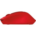 Mouse Logitech M330 Silent Plus, Wireless, Red Mouse Logitech Optic Wireless M330 Silent Plus (Rosu) fotografia produsului View 3 S