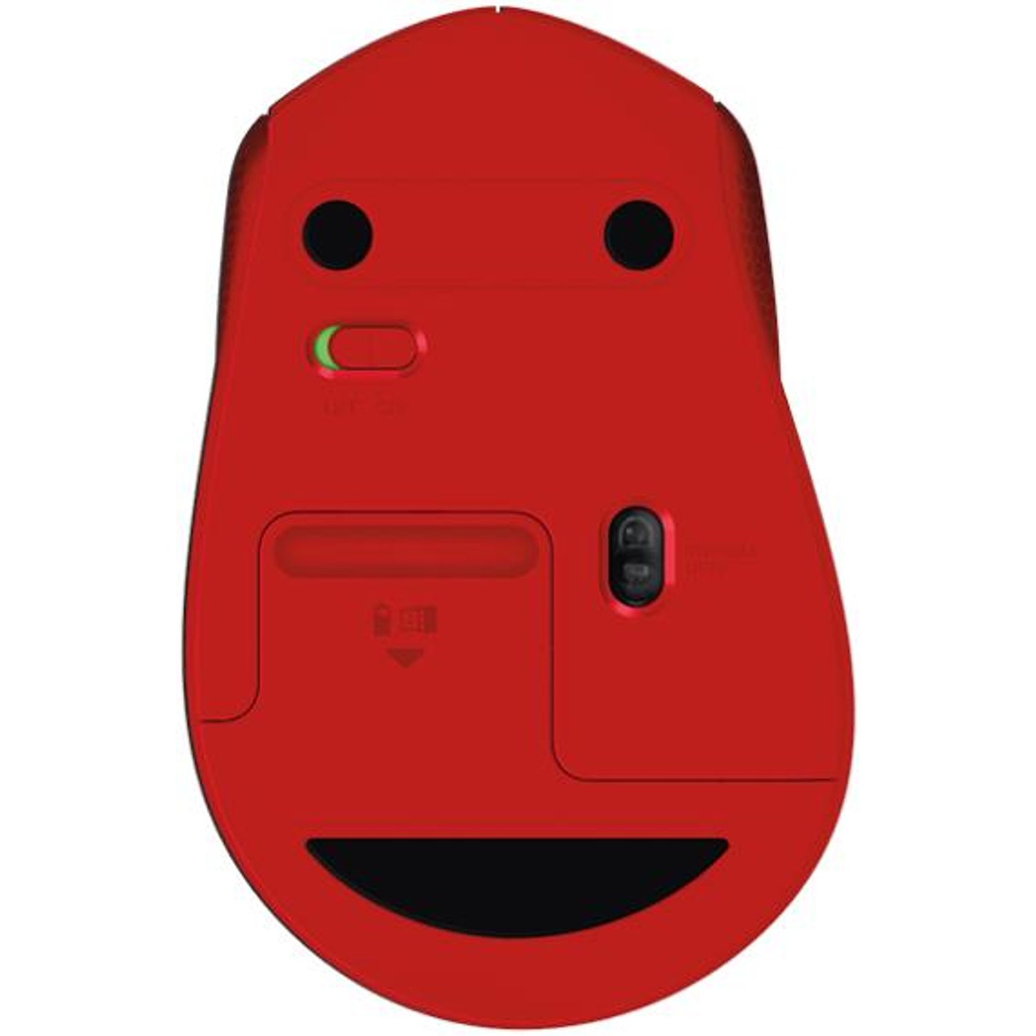 Mouse Logitech M330 Silent Plus, Wireless, Red Mouse Logitech Optic Wireless M330 Silent Plus (Rosu) fotografia produsului View 5 L