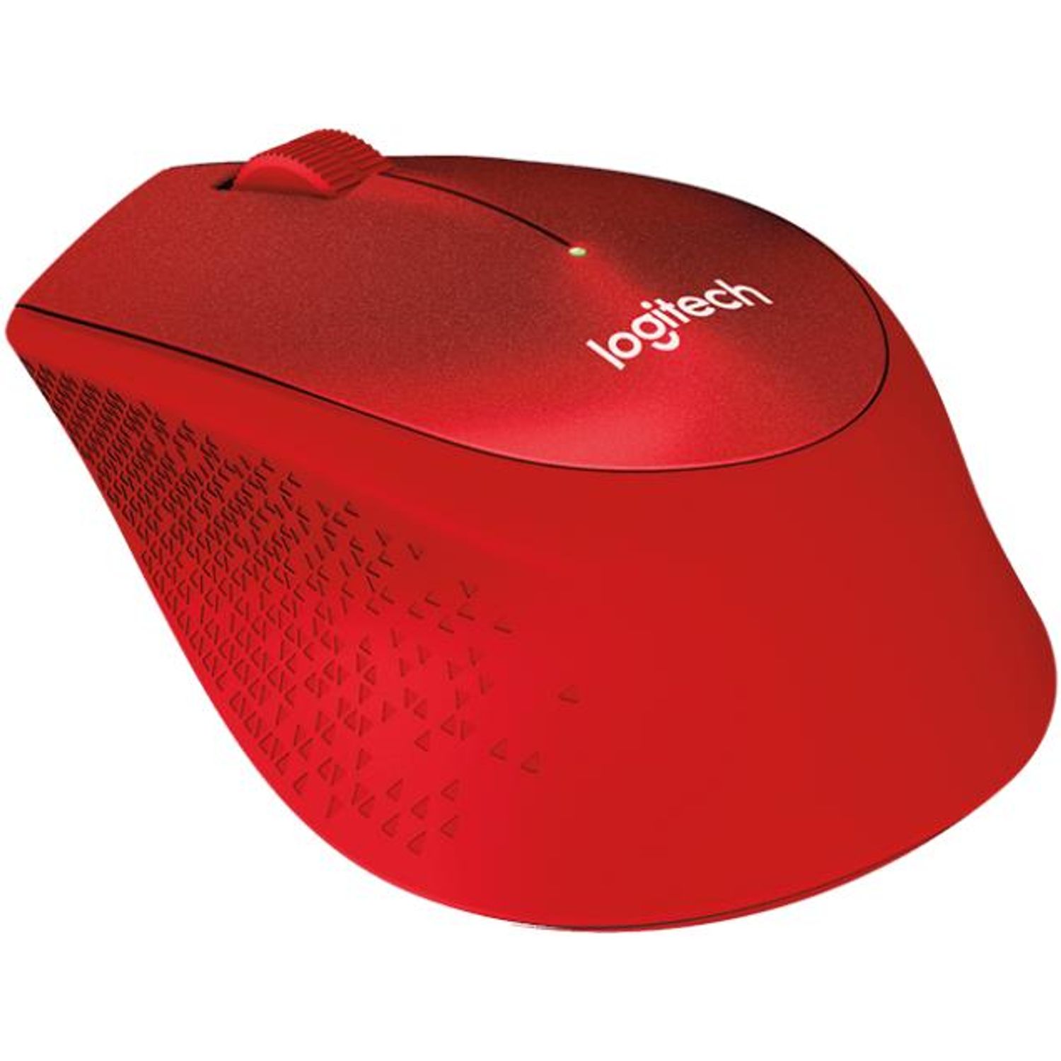 Mouse Logitech M330 Silent Plus, Wireless, Red Mouse Logitech Optic Wireless M330 Silent Plus (Rosu) fotografia produsului View 4 L