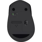 Mouse Logitech M330 Silent Plus, Wireless, Black Mouse Logitech Optic Wireless M330 Silent Plus (Negru) fotografia produsului View 3 S