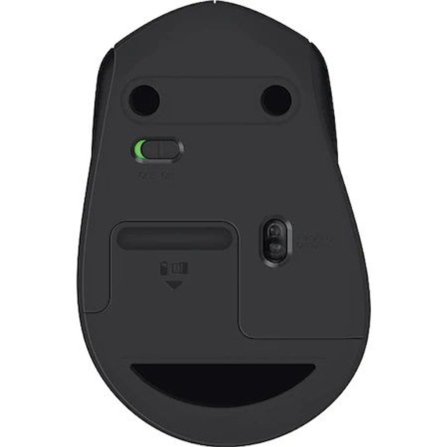 Mouse Logitech M330 Silent Plus, Wireless, Black Mouse Logitech Optic Wireless M330 Silent Plus (Negru) fotografia produsului View 3 L