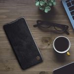 Husa pentru Xiaomi Redmi Note 11 / Poco M4 Pro Nillkin QIN Leather, tip carte, negru fotografia produsului View 5 S